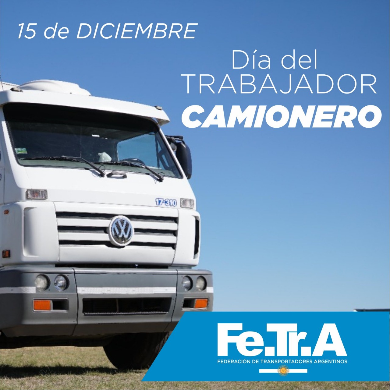 Feliz día del Camionero