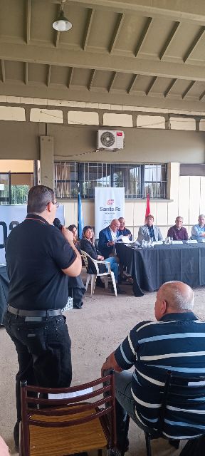 Dirigentes de FeTrA participaron de la audiencia Pública por la Ruta 96, donde estuvieron presentes como oradores, aportando la mirada del transporte automotor de cargas.