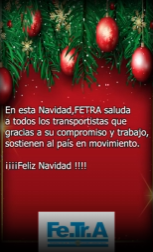 Fe.Tr.A Saluda a los conductores y conductoras.